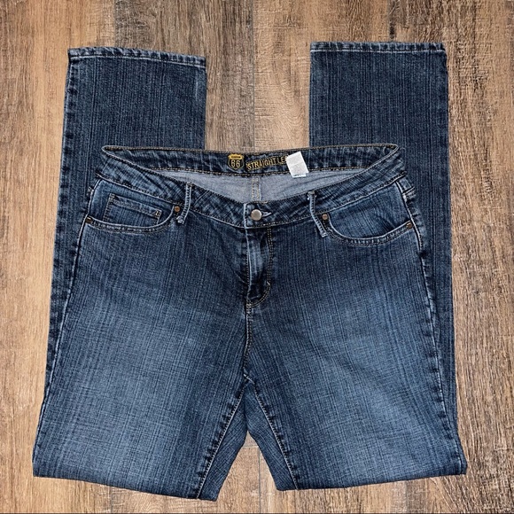 Route 66 Denim - Route 66 Straight Leg Medium Wash Jeans